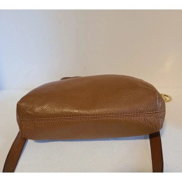 MICHAEL KORS JET SET PEBBLE LEATHER SHOULDER BAG HAND CARRY BAG TAN - Picture 5 of 10